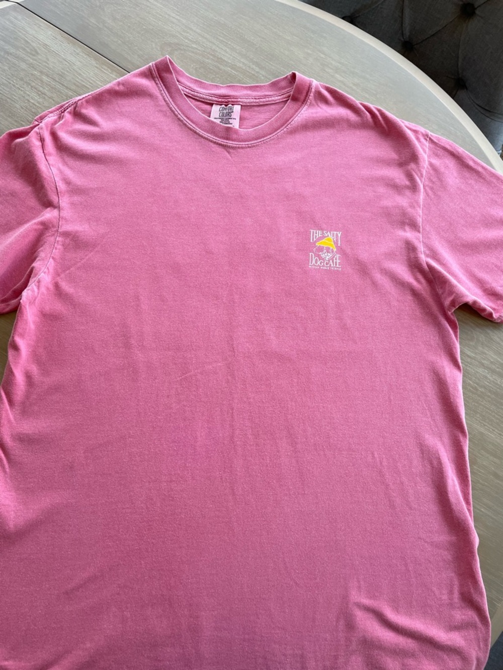 The Safty Logo Pink Short Sleeve Tee